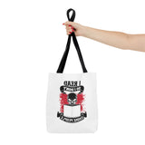 I Read So I Don't Choke People Canvas Tote Bag