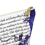 Alice In Wonderland Book Page Accessory Pouch for book lovers - Gifts For Reading Addicts