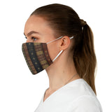 Vintage Books Spines Fabric Face Mask - Gifts For Reading Addicts