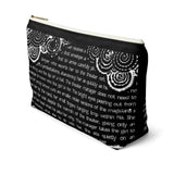 The Night Circus Book Page Accessory Pouch for book lovers - Gifts For Reading Addicts