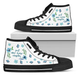 "One chapter"Bookish high top women's shoes - Gifts For Reading Addicts