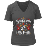 "Ya Filthy Muggle" V-neck Tshirt - Gifts For Reading Addicts