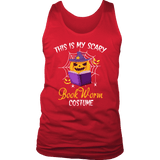 "Bookworm costume" Men's Tank Top - Gifts For Reading Addicts