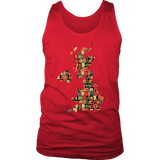 "UK Bookish Map" Men's Tank Top - Gifts For Reading Addicts