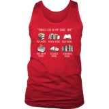 "Things I Do In My Spare Time" Men's Tank Top - Gifts For Reading Addicts