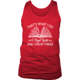 "I Read Books" Men's Tank Top - Gifts For Reading Addicts