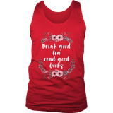 "Read Good Books" Men's Tank Top - Gifts For Reading Addicts