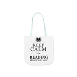 Keep Calm I'm Reading Canvas Tote Bag - Vintage style - Gifts For Reading Addicts