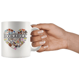 "I am a bookaholic"11oz white mug - Gifts For Reading Addicts