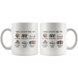 "Things I Do In My Spare Time"11oz White Mug - Gifts For Reading Addicts