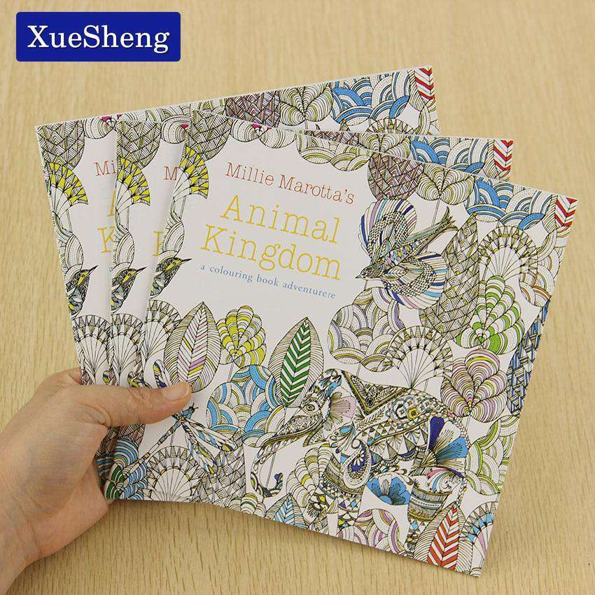 Adult Coloring Book Coloring Animals NEW