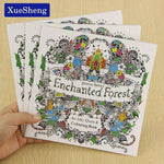 24 Pages Enchanted Forest English Edition Coloring Book For Adult & Children - Gifts For Reading Addicts