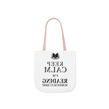 Keep Calm I'm Reading Canvas Tote Bag - Vintage style - Gifts For Reading Addicts