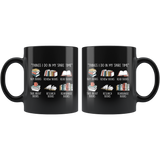 "Things I Do In My Spare Time"11oz Black Mug - Gifts For Reading Addicts