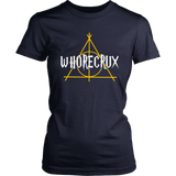 "Whorecrux" Women's Fitted T-shirt - Gifts For Reading Addicts