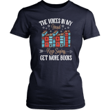 "Get More Books" Women's Fitted T-shirt - Gifts For Reading Addicts