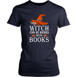 "Bribed With Books" Women's Fitted T-shirt - Gifts For Reading Addicts