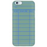 Library Card Phone Case Green - Gifts For Reading Addicts