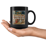 "I Found Myself In Wonderland"11oz Black Mug - Gifts For Reading Addicts