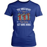 "Get More Books" Women's Fitted T-shirt - Gifts For Reading Addicts