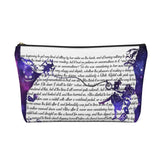 Alice In Wonderland Book Page Accessory Pouch for book lovers - Gifts For Reading Addicts