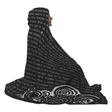 Night Circus Book Page Hooded Blankets - Gifts For Reading Addicts