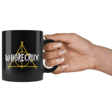 "Whorecrux"11oz Black Mug - Gifts For Reading Addicts