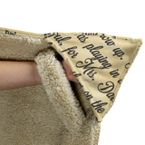 Peter Pan Book Page Vintage Hooded Blanket - Gifts For Reading Addicts