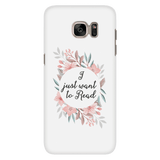 want to read floral phone case white - Gifts For Reading Addicts