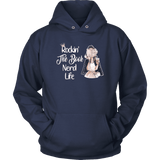 "The Book Nerd Life" Hoodie - Gifts For Reading Addicts