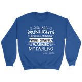 "You are sunlight" Sweatshirt - Gifts For Reading Addicts