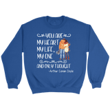 "My heart my life" Sweatshirt - Gifts For Reading Addicts