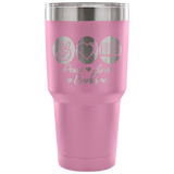 Peace, Love & Books Travel Mug - Gifts For Reading Addicts