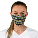 Love Books Spines Fabric Face Mask - Gifts For Reading Addicts