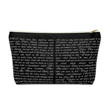 The Lion The Witch And The Wardrobe Book Page Accessory Pouch for book lovers - Gifts For Reading Addicts