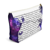 Alice In Wonderland Book Page Accessory Pouch for book lovers - Gifts For Reading Addicts