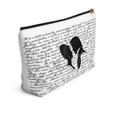 Pride and Prejudice Book Page Accessory Pouch for book lovers - Gifts For Reading Addicts