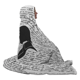 Pride And Prejudice Book Page Hooded Blanket - Gifts For Reading Addicts