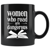 "Women who read"11oz black mug - Gifts For Reading Addicts