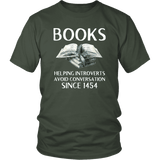 "Books" Unisex T-Shirt - Gifts For Reading Addicts