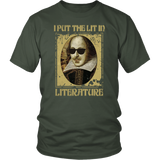 "I Put The Lit In Literature" Unisex T-Shirt - Gifts For Reading Addicts