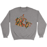 "Canada Bookish Map" Sweatshirt - Gifts For Reading Addicts