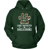 "Dogs and books" Hoodie - Gifts For Reading Addicts