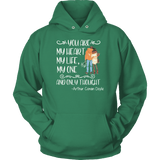 "My heart my life" Hoodie - Gifts For Reading Addicts