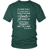 "He's more myself than i am" Unisex T-Shirt - Gifts For Reading Addicts