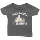 "Bookworm In Training"Infant T-shirt - Gifts For Reading Addicts