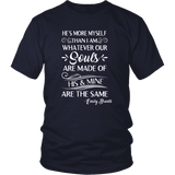 "He's more myself than i am" Unisex T-Shirt - Gifts For Reading Addicts