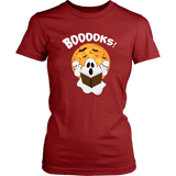 "BOOOOKS" Women's Fitted T-shirt - Gifts For Reading Addicts