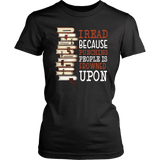 "I Read" Women's Fitted T-shirt - Gifts For Reading Addicts