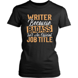 "badass isn't an official job title" Women's Fitted T-shirt - Gifts For Reading Addicts